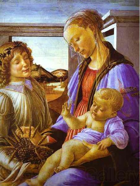 Sandro Botticelli Madonna of the Eucharist Norge oil painting art